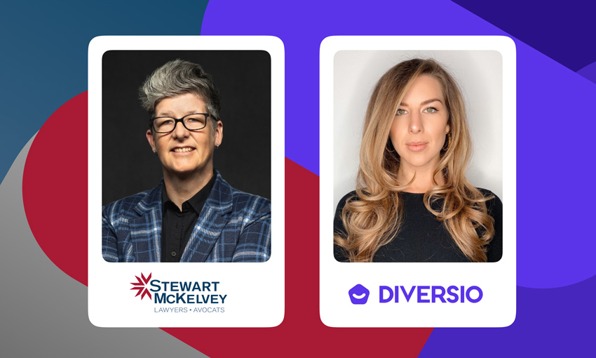 Lynn Iding, Inclusion Strategist at Stewart McKelvey, and Katelynn Fetterly, Strategic Consultant at Diversio, featured speakers on inclusive workplace culture and accessibility.